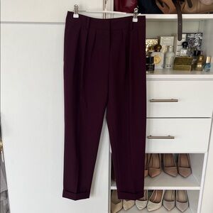 Women benetton Burgundy Dress Pants